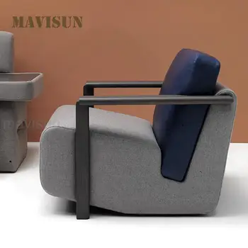 Современный минималистичный шезлонг для гостиной Искусство Красота Квартира Мебель для дома Комфорт Дизайнерские кресла для отдыха с подлокотником