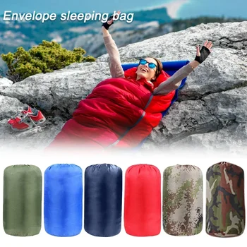 Спальный мешок, Сверхлегкий Конверт, Хлопковый Спальный мешок, Дышащий Походный комплект для сна на открытом воздухе с компрессионным мешком
