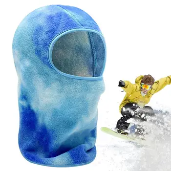 Спортивная маска для лица на открытом воздухе, зимняя теплая повязка на голову из полярного флиса, повязка на голову для катания на лыжах, Велосипедный шейный платок, Ветрозащитная шляпа