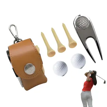 Сумки для мячей для гольфа, сумки для хранения мини-мячей, висящие на поясе, сумка для мячей для гольфа, сумка с металлической пряжкой, сумки для мячей для гольфа