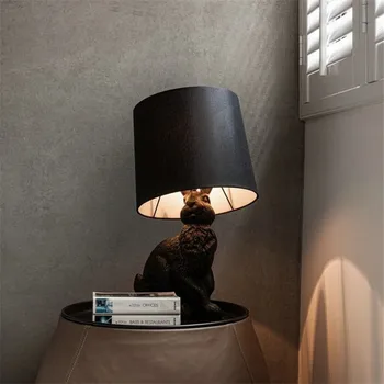 Торшер Moooi Rabbit в скандинавском стиле, белая, черная, полимерная лампа, креативная ткань, художественное животное, светодиодная лампа, гостиная, спальня, детская ночная лампа