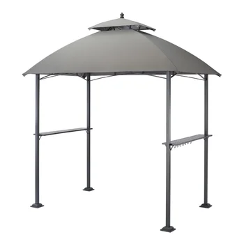 Уличная беседка-гриль с навесом, основание для зонта, держатель для кемпинга, мебель для патио, Пляжный зонт