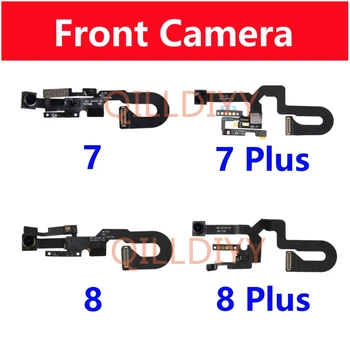 Фронтальная камера Facetime с гибким кабелем датчика приближения для замены деталей iPhone 7 и 7 Plus, 8 и 8 Plus