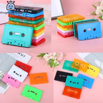 Цветной чехол для магнитной ленты, 1 шт., Корпус кассеты для магнитной аудиозаписи, пустая кассета от катушки к катушке (без сердечника для ленты)