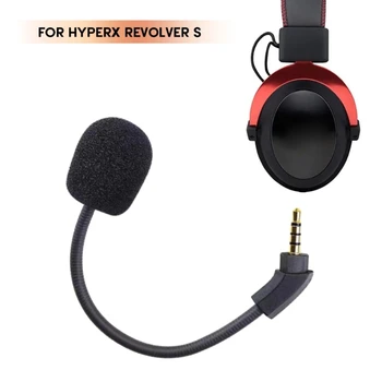 Черный Сменный микрофон для игровой гарнитуры Cloud Revolver S Улучшенная коммуникация, стильный дизайн Подключи и используй Dropship