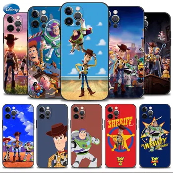 Чехол для iPhone 15 14 XS XR 11 X 12 Pro Max 7 Plus 13 8 14 Mini SE Bag Disney Toy Story Woody Buzz