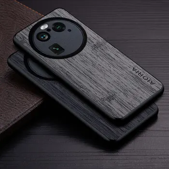 Чехол для Oppo Find X6 Pro X6 5G funda с рисунком бамбукового дерева Кожаный чехол для телефона Luxury coque для oppo find x6 pro case capa