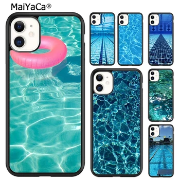 Чехол для Телефона MaiYaCa Swimming Pool Water Чехол Для iPhone 15 SE2020 6 7 8 plus XR XS 11 12 mini 13 14 pro max shell coque