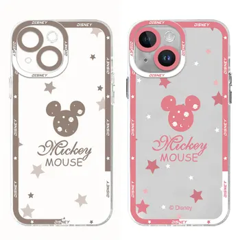Чехол для телефона Samsung Galaxy Note 20 Ultra 10 Plus S21 S22 Plus S10 S23 Ultra S20FE с милым логотипом Disney Mickey
