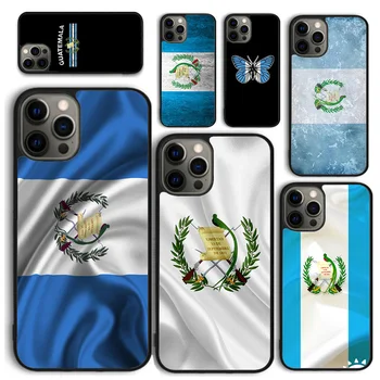 Чехол для телефона с Флагом Гватемалы для iPhone 15 14 12 13 mini 6 7 8 PLUS X XS XR 11 PRO MAX SE 2020 Задняя Крышка Fundas Shell