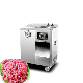 Электрическая мясорубка, коммерческая бытовая машина для измельчения мяса и сосисок из нержавеющей стали