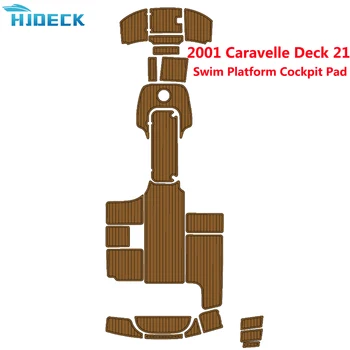 2001 Caravelle Deck 21, Платформа для плавания, накладки для гидроциклов, Нескользящий коврик, защитный коврик, Палуба яхты, настраиваемый