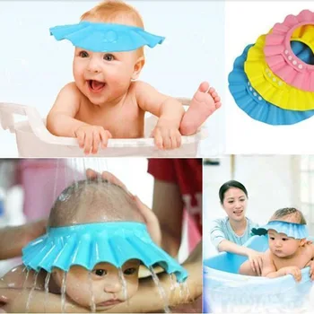 Безопасный шампунь для душа, купания, защиты от ванны, мягкая шапочка для мытья волос, защита для младенцев, шапочка для душа для купания детей, шапочка для душа для детей