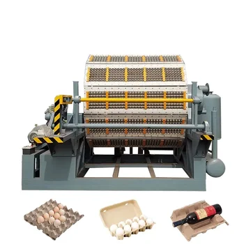 Полностью Автоматическая Машина для производства лотков для яиц Оборудование для производства картонных коробок для яиц Оборудование для переработки Бумажной массы Машина для производства картонных коробок для обуви