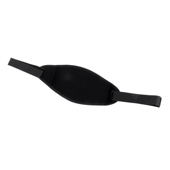 Черная неопреновая маска для подводного плавания с маской на ремешке: защита волос для дайвинга, водных видов спорта.