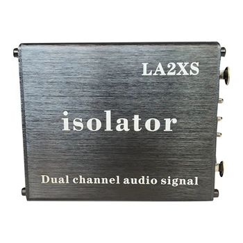 Шумоподавляющий фильтр аудиоизолятора 1ШТ Устраняет текущий шум Двухканальный микшерный пульт 6.5 XLR аудиоизолятор LA2XS